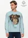 Мужской лонгслив базовый / Беспородная Собака дворняга / A Dog (P007_P004ooo2884001, P004ooo2884001)