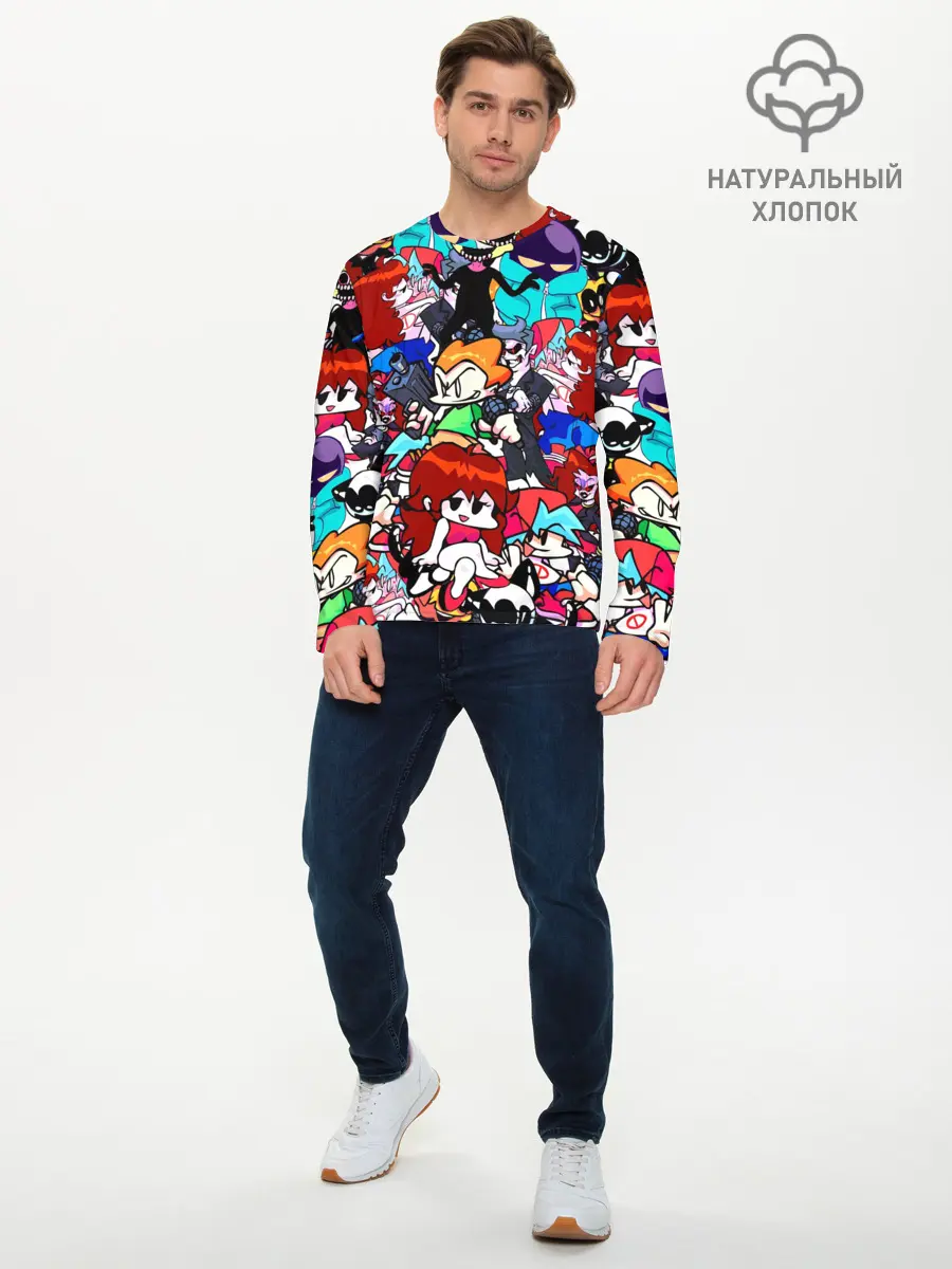 Мужской лонгслив базовый / FRIDAY NIGHT FUNKIN (P007_P004ooo2883721, P004ooo2883721)