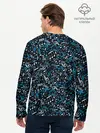 Мужской лонгслив базовый / Ноты (P007_P004ooo2885829, P004ooo2885829)