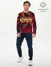 Мужской лонгслив базовый / DOOM Eternal (P007_P004ooo2885857, P004ooo2885857)