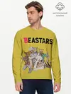 Мужской лонгслив базовый / Beastars Джуно и Луис. (P007_P004ooo2886173, P004ooo2886173)
