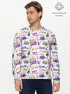 Мужской лонгслив базовый / Рок (P007_P004ooo2886591, P004ooo2886591)