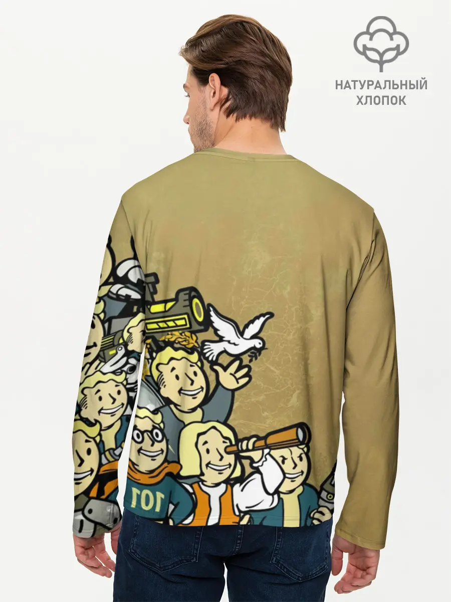 Мужской лонгслив базовый / Волтбои (P007_P004ooo2887081, P004ooo2887081)