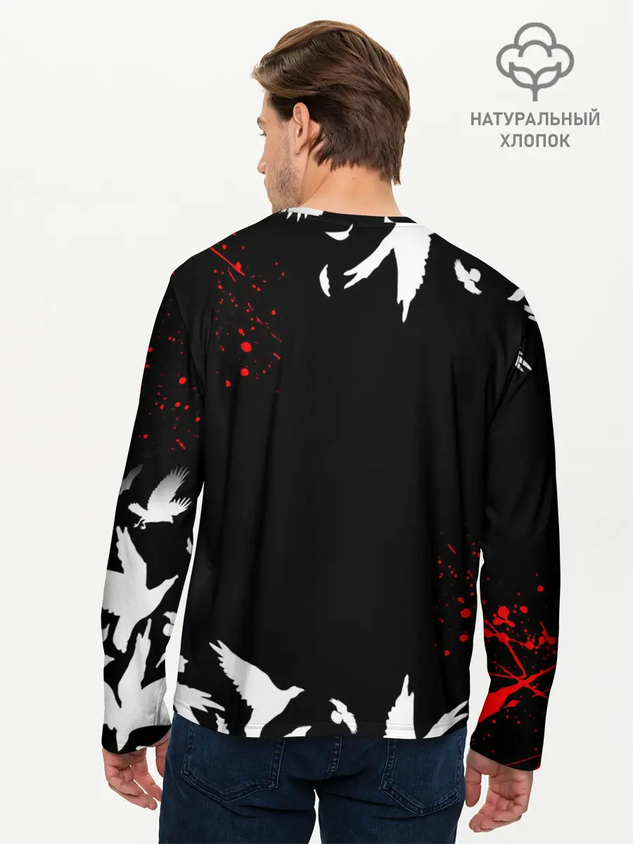 Мужской лонгслив базовый / Haikyu birds (P007_P004ooo2887645, P004ooo2887645)