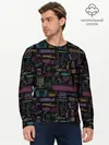 Мужской лонгслив базовый / Музыкальные Инструменты (P007_P004ooo2888257, P004ooo2888257)