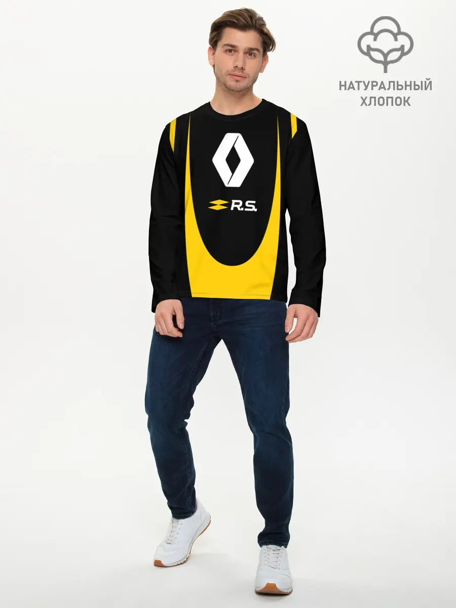 Мужской лонгслив базовый / RENAULT SPORT (P007_P004ooo2888725, P004ooo2888725)