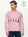 Мужской лонгслив базовый / Dark souls x Beatles (P007_P004ooo2888951, P004ooo2888951)