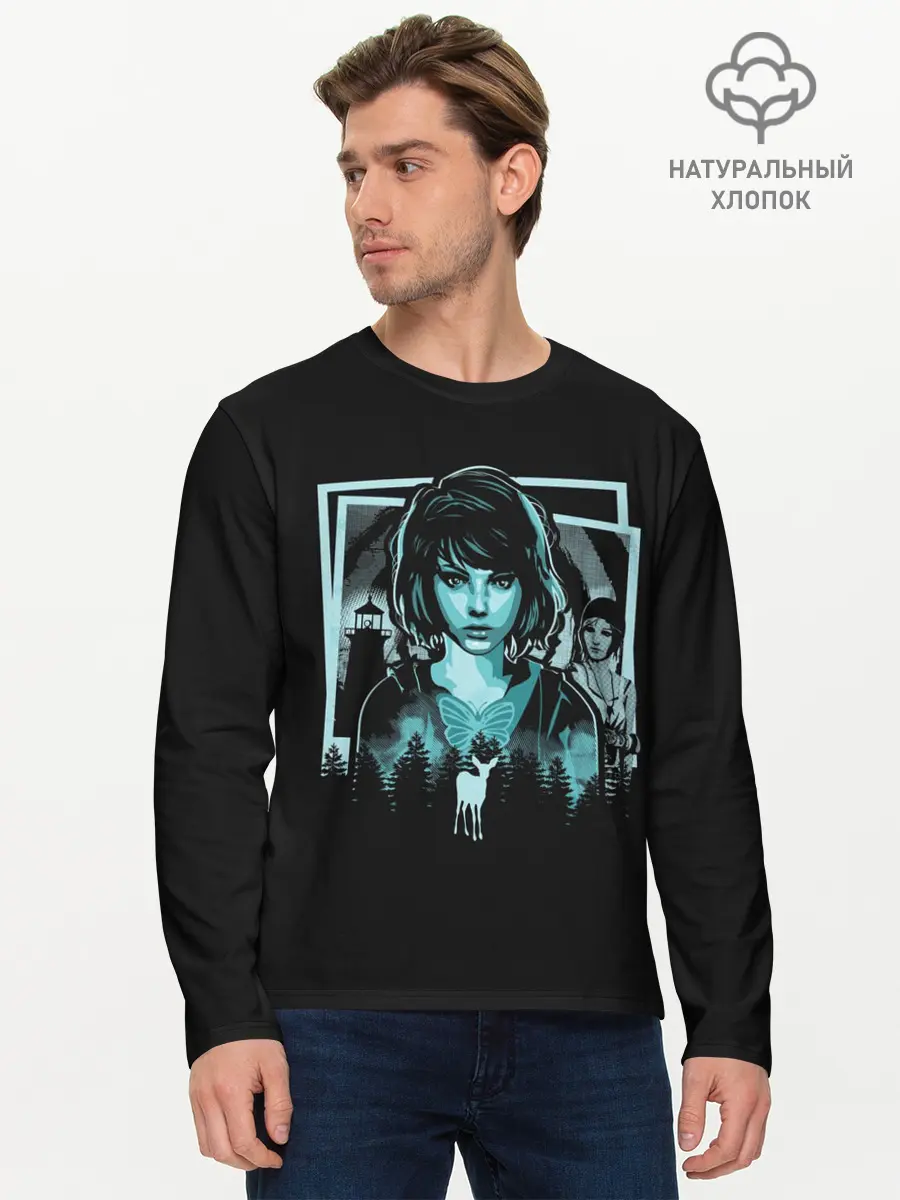 Мужской лонгслив базовый / Life Is Strange (P007_P004ooo2889639, P004ooo2889639)