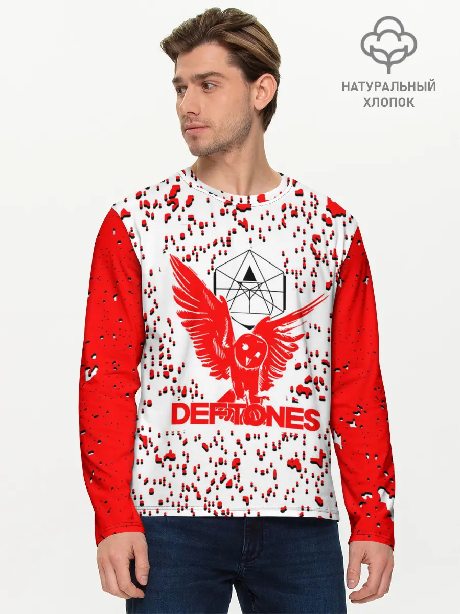 Мужской лонгслив базовый / deftones (P007_P004ooo2890093, P004ooo2890093)
