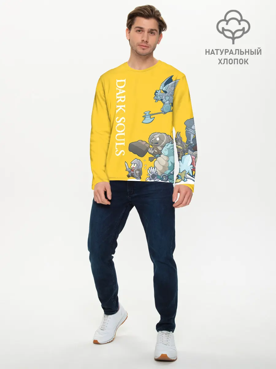 Мужской лонгслив базовый / RUN HERO RUN (P007_P004ooo2890471, P004ooo2890471)