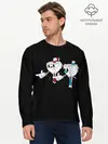 Мужской лонгслив базовый / CUPHEAD | PULP FICTION (P007_P004ooo2890647, P004ooo2890647)