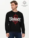 Мужской лонгслив базовый / Slipknot Надпись (P007_P004ooo2890355, P004ooo2890355)