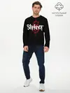 Мужской лонгслив базовый / Slipknot Надпись (P007_P004ooo2890355, P004ooo2890355)