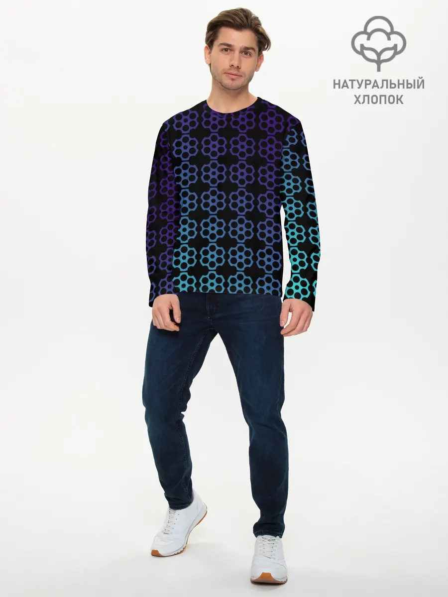 Мужской лонгслив базовый / Оружейный Барабан (P007_P004ooo2891131, P004ooo2891131)