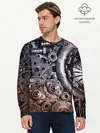 Мужской лонгслив базовый / СТИМПАНК | МЕТАЛ (P007_P004ooo2891533, P004ooo2891533)
