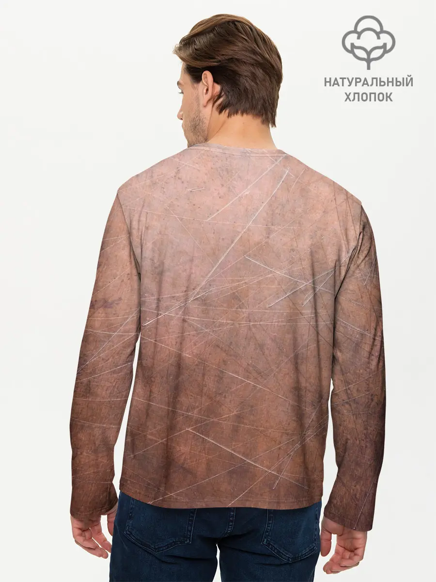 Мужской лонгслив базовый / ЛАТУНЬ (P007_P004ooo2891539, P004ooo2891539)