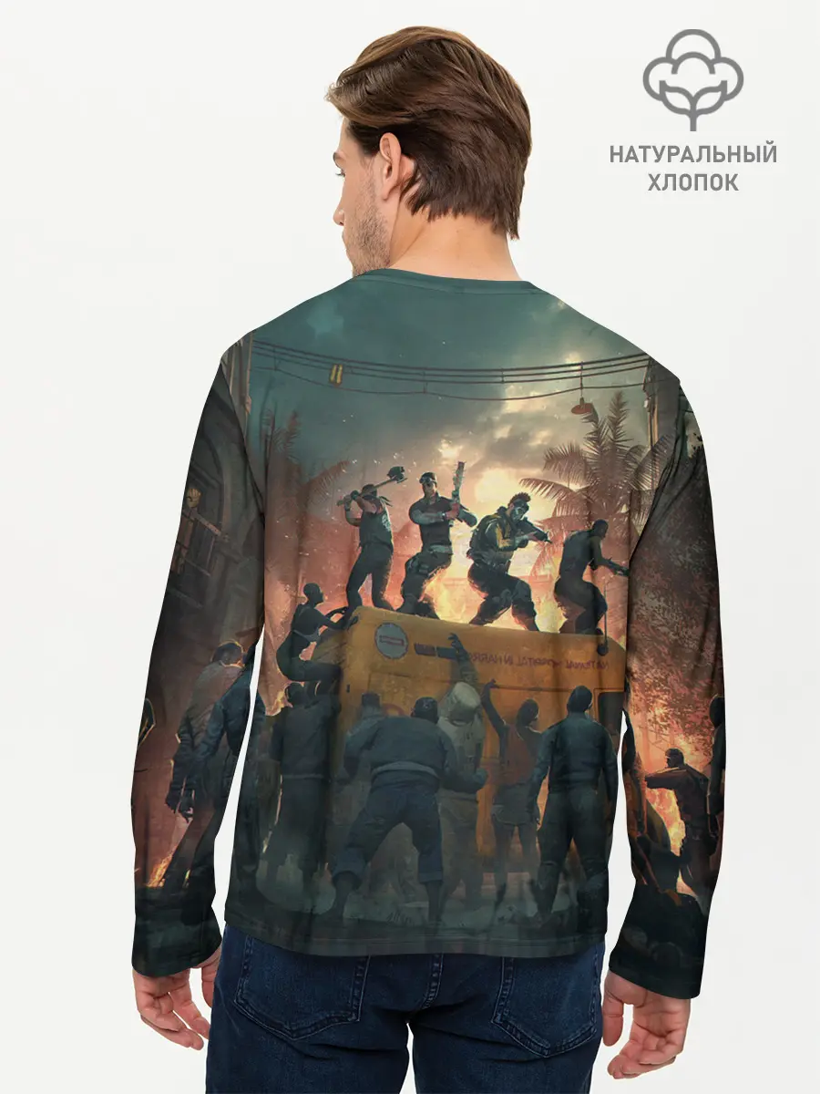 Мужской лонгслив базовый / Dying Light (P007_P004ooo2891545, P004ooo2891545)