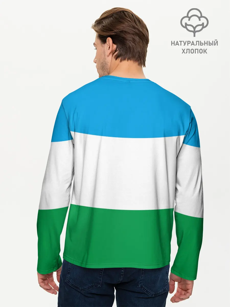 Мужской лонгслив базовый / Башкортостан (P007_P004ooo2895797, P004ooo2895797)