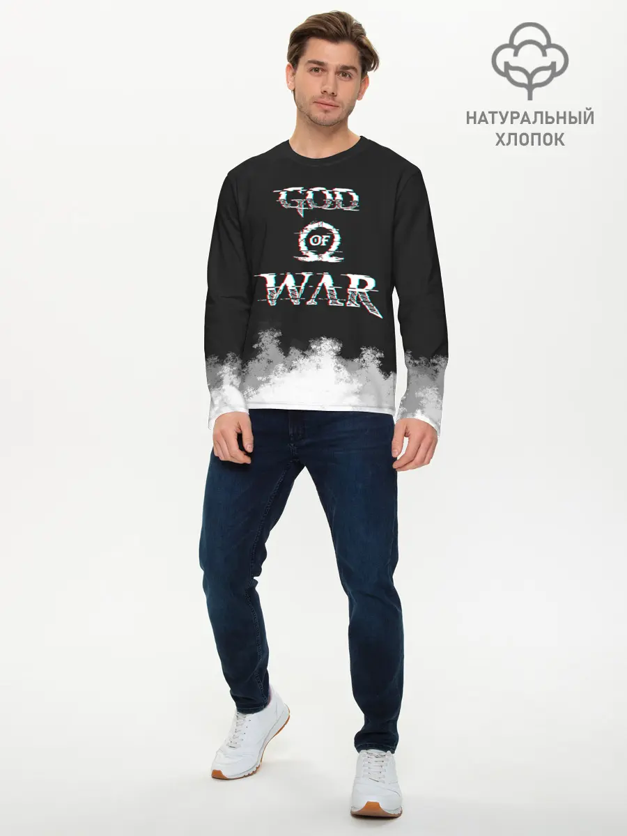 Мужской лонгслив базовый / God of War (P007_P004ooo2895825, P004ooo2895825)