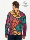 Мужской лонгслив базовый / Листья (P007_P004ooo2898289, P004ooo2898289)