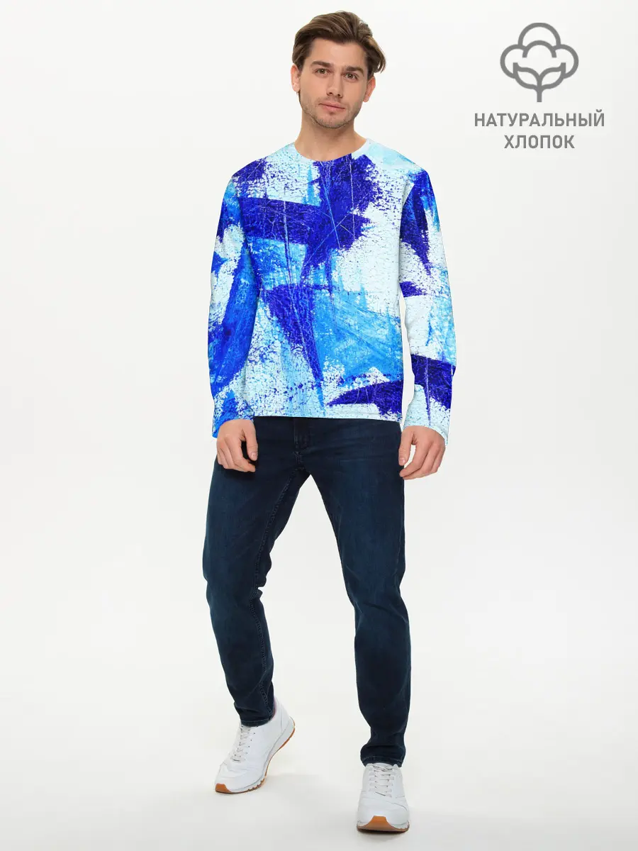 Мужской лонгслив базовый / ФЛЕКС (P007_P004ooo2899661, P004ooo2899661)