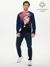 Мужской лонгслив базовый / Магическая битва (P007_P004ooo2899415, P004ooo2899415)