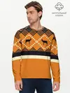 Мужской лонгслив базовый / Африканский Мотив (P007_P004ooo2899861, P004ooo2899861)
