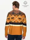 Мужской лонгслив базовый / Африканский Мотив (P007_P004ooo2899861, P004ooo2899861)