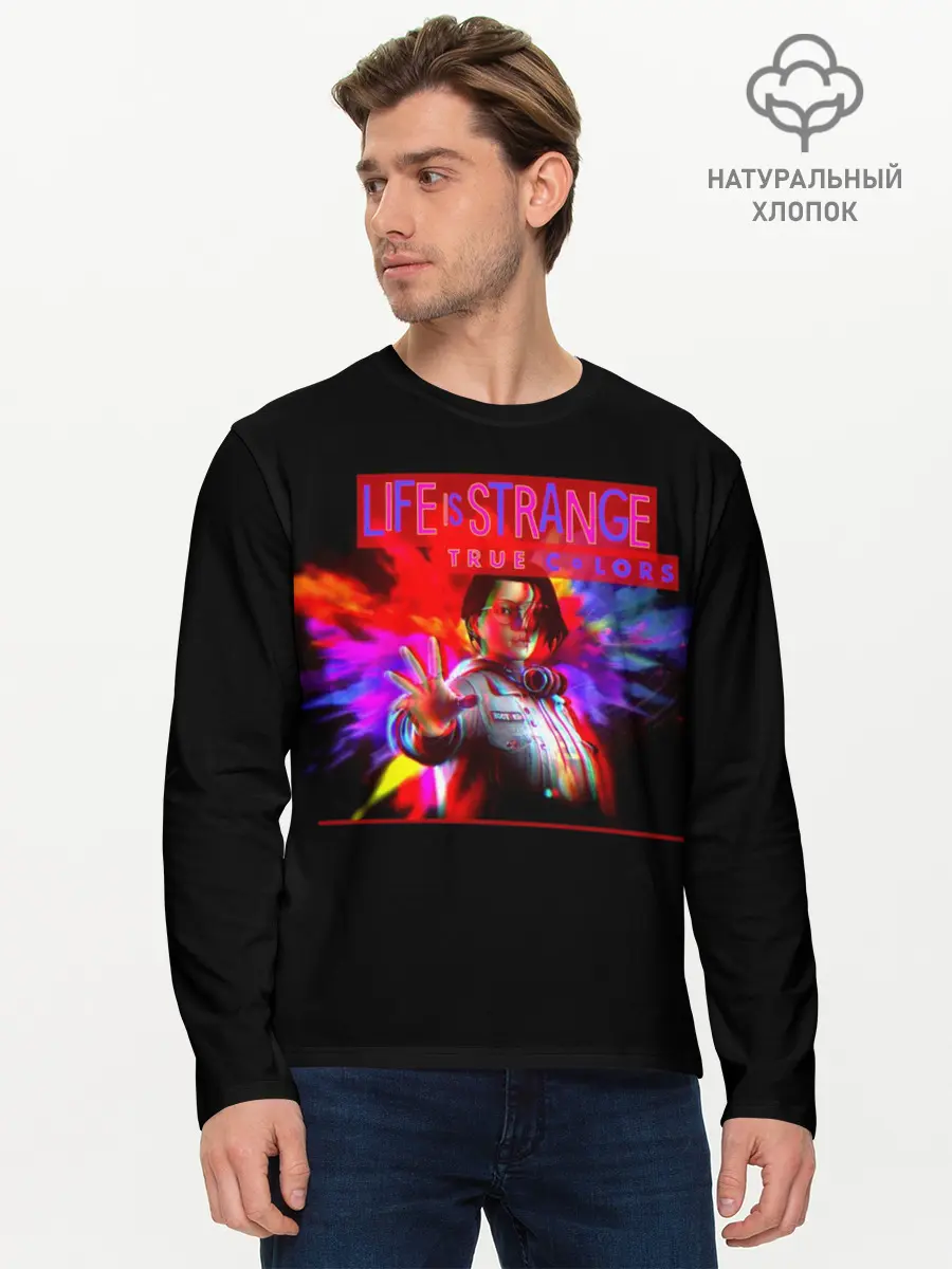 Мужской лонгслив базовый / LIFE is STRANGE (P007_P004ooo2900157, P004ooo2900157)