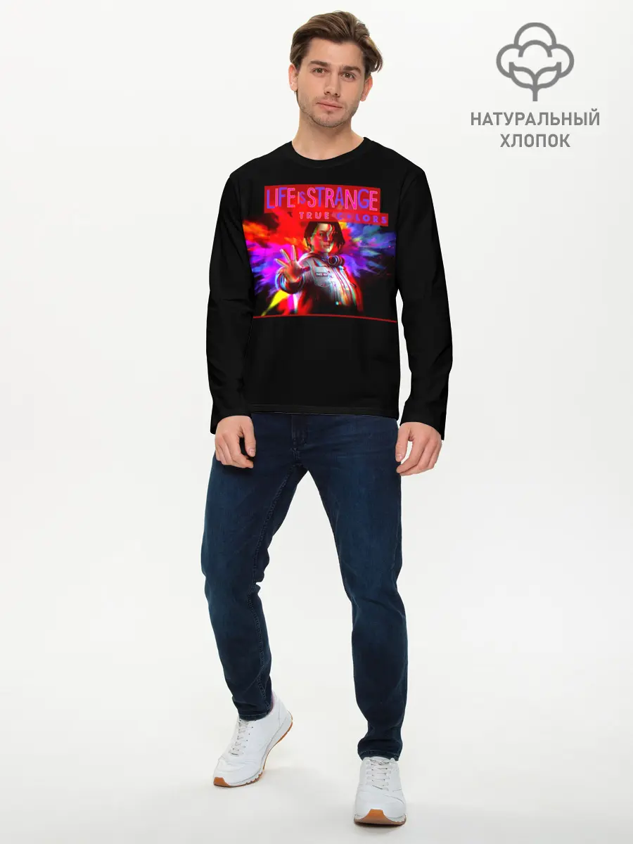 Мужской лонгслив базовый / LIFE is STRANGE (P007_P004ooo2900157, P004ooo2900157)