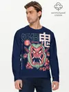 Мужской лонгслив базовый / Anime Oni Demon Yokai (P007_P004ooo2900171, P004ooo2900171)