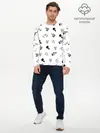 Мужской лонгслив базовый / Кровосток | Паттерн (P007_P004ooo2900717, P004ooo2900717)