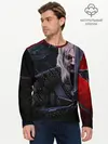 Мужской лонгслив базовый / Ведьмак Геральт (P007_P004ooo2900485, P004ooo2900485)