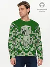 Мужской лонгслив базовый / Minecraft Крипер (P007_P004ooo2900625, P004ooo2900625)