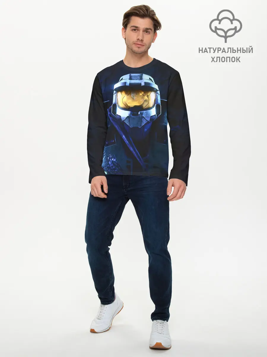 Мужской лонгслив базовый / Последний Спартанец (P007_P004ooo2901869, P004ooo2901869)