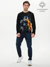 Мужской лонгслив базовый / Halo x Battlefield (P007_P004ooo2901929, P004ooo2901929)