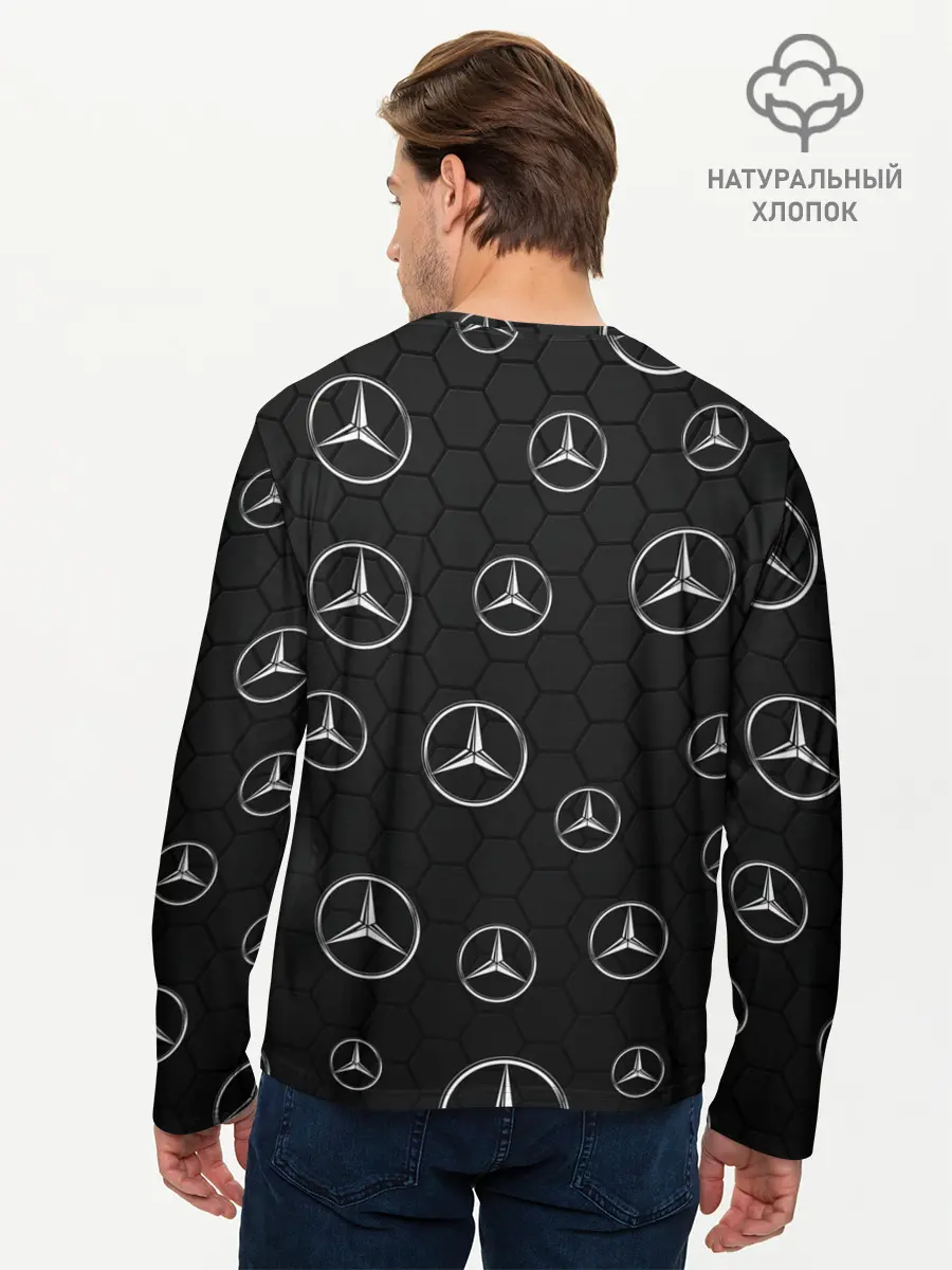 Мужской лонгслив базовый / BOSS MERCEDES-BENZ (P007_P004ooo2902527, P004ooo2902527)