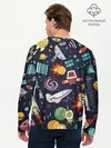 Мужской лонгслив базовый / Космос (P007_P004ooo2903051, P004ooo2903051)