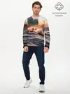 Мужской лонгслив базовый / Лисенок в бутылке (P007_P004ooo2903265, P004ooo2903265)