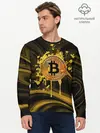 Мужской лонгслив базовый / Биткоин Крипта (P007_P004ooo2903975, P004ooo2903975)