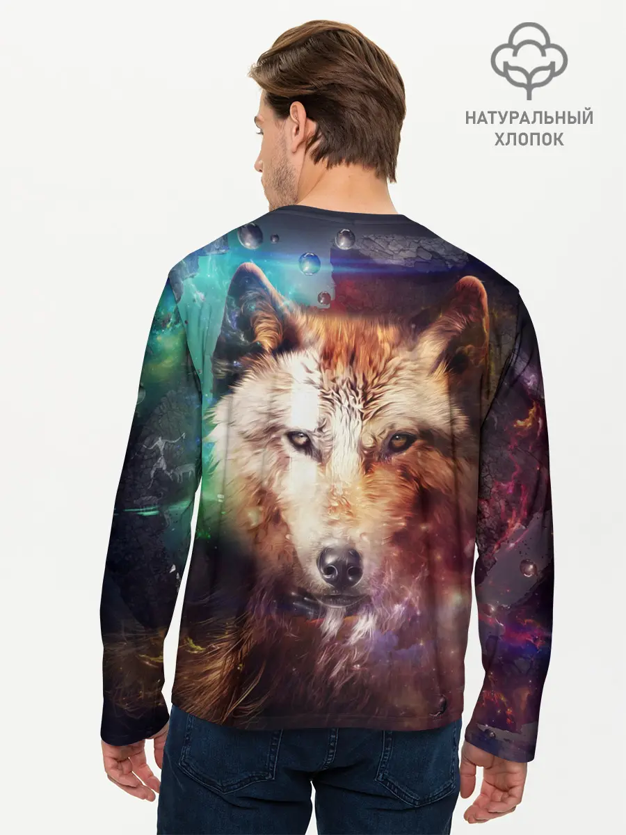 Мужской лонгслив базовый / WOLF (P007_P004ooo2903773, P004ooo2903773)