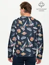 Мужской лонгслив базовый / Корабли, планеты и спутники (P007_P004ooo2904611, P004ooo2904611)