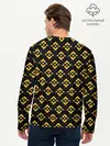 Мужской лонгслив базовый / ЭМБЛЕМА БИНАНС ПАТТЕРН BINANCE (P007_P004ooo2904621, P004ooo2904621)