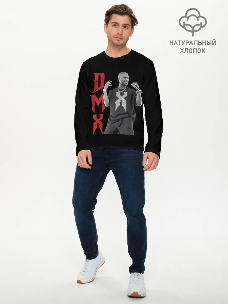 Мужской лонгслив базовый / DMX | Earl Simmons (P007_P004ooo2907099, P004ooo2907099)