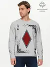 Мужской лонгслив базовый / Туз Бубен (P007_P004ooo2906943, P004ooo2906943)