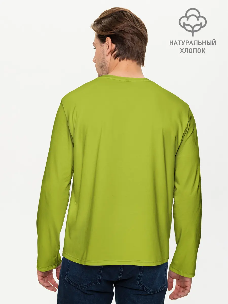 Мужской лонгслив базовый / Шрек/Shrek (P007_P004ooo2909195, P004ooo2909195)