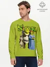 Мужской лонгслив базовый / Шрек/Shrek (P007_P004ooo2909195, P004ooo2909195)