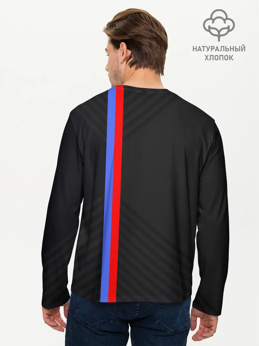 Мужской лонгслив базовый / Кот (P007_P004ooo2909177, P004ooo2909177)