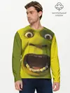 Мужской лонгслив базовый / Shrek | Шрек (P007_P004ooo2909555, P004ooo2909555)