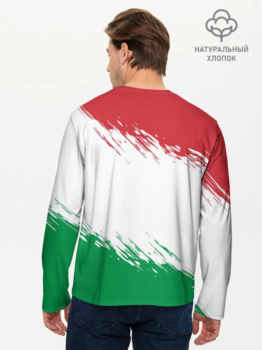 Мужской лонгслив базовый / MADE IN ITALY (P007_P004ooo2911999, P004ooo2911999)